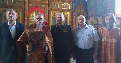 Военному госпиталю вручена икона святого праведного Лазаря