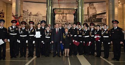 Церемонии посвящения в кадеты и награждения ветеранов-суворовцев