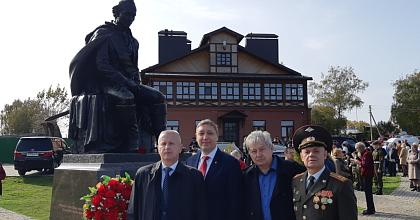 Открытие памятника генералиссимусу А.В.Суворову в селе Кистыш