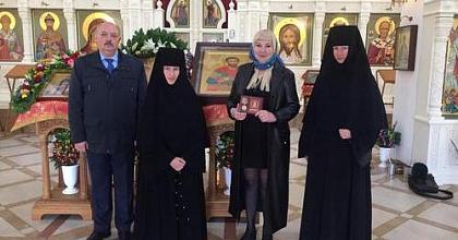Икона Иоанна Воина с частицей его святых мощей передана в дар Храму РХБЗ