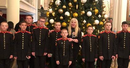 Суворовцы МсСВУ приняли участие в богослужении в Рождество Христово и посетили Рождественскую елку