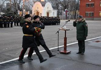 288-й годовщина со дня рождения А.В.Суворова в Московском СВУ (15).JPG